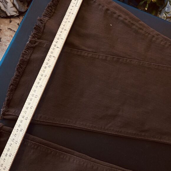 Lucky & Blessed size 16 womens Brown High Rise Flare Jeans Stretch NWT 34 x 33 - Picture 9 of 10